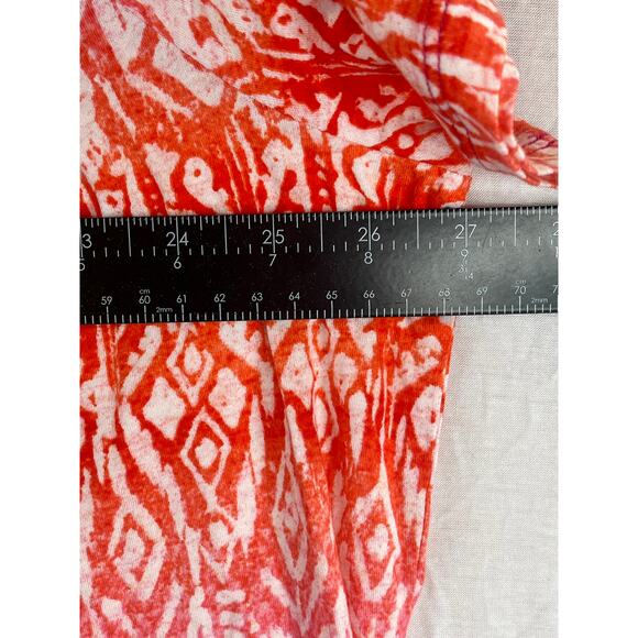 Lauren Ralph Lauren short sleeve tie dye top in orange/fuchsia, size 3X NWT - Picture 6 of 8